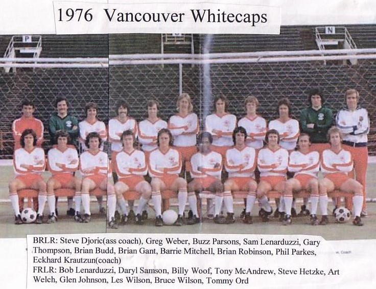 NASL Vancouver Whitecaps Rosters